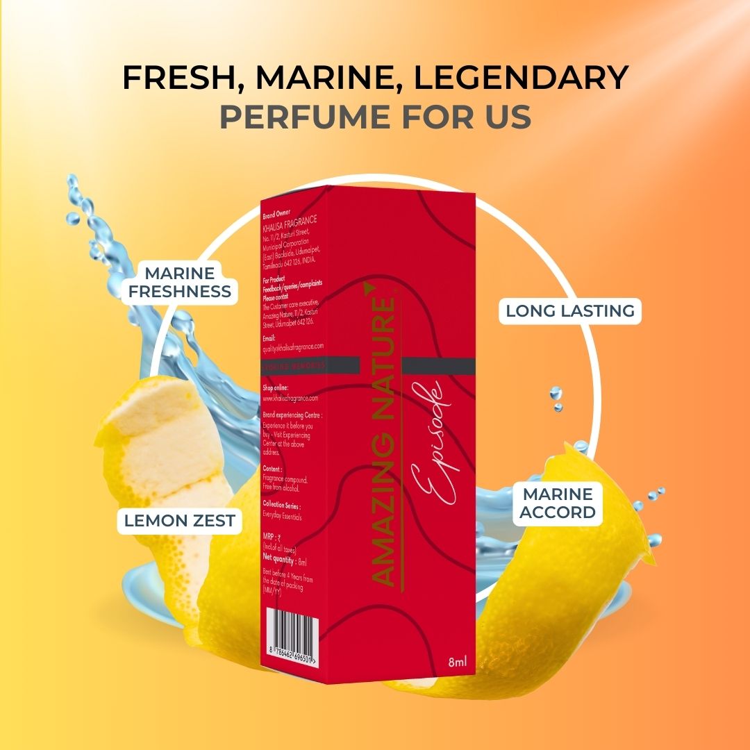 EPISODE - PERFUME UNISEX - FRESH, MARINE, LEGENDARY